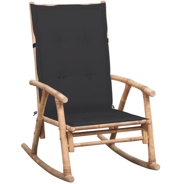 The Living Store Gungstol med dyna bambu - Utestolar