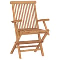 Miniatyrbild 3 av 10: The Living Store Hopfällbara trädgårdsstolar 6 st massiv teak -  Utestolar
