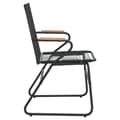 Miniatyrbillede 6 af 9: The Living Store havestole 4 stk. 58x59x85,5 cm PVC-rattan sort -  Havestole