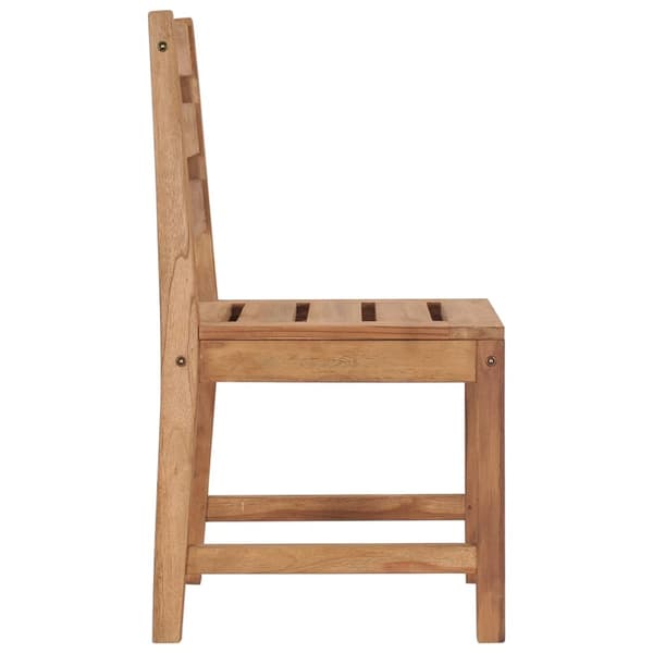 The Living Store Trädgårdsstolar 2 st massiv teak -  Utestolar