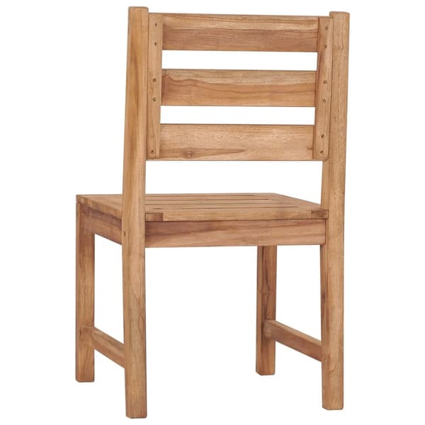 The Living Store Trädgårdsstolar 2 st massiv teak -  Utestolar