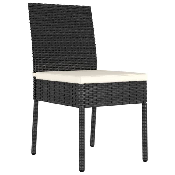 The Living Store havestole 2 stk. polyrattan sort - Havestole