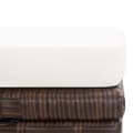 Miniatyrbillede 6 af 7: The Living Store havetaburetter 4 stk. med hynder polyrattan brun -  Havestole