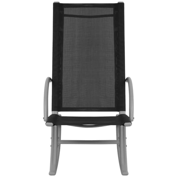 The Living Store havegyngestole 2 stk. stål og textilene sort -  Havestole
