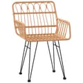 Miniatyrbillede 4 af 10: The Living Store havestole 2 stk. med armlæn 56x64x80 cm polyrattan -  Havestole