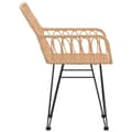 Miniatyrbillede 6 af 10: The Living Store havestole 2 stk. med armlæn 56x64x80 cm polyrattan -  Havestole