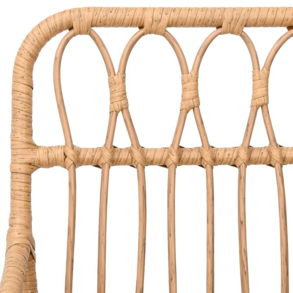 The Living Store havestole 2 stk. med armlæn 56x64x80 cm polyrattan - Havestole