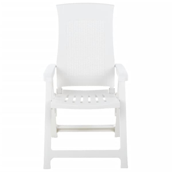 The Living Store havelænestole 2 stk. plastik hvid - Havestole