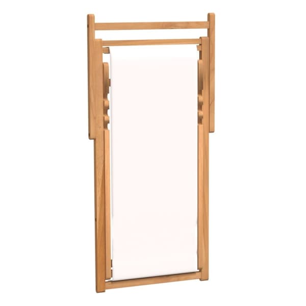 The Living Store Kansituoli Tiikki 56x105x96 cm Kerma - Puutarhatuolit