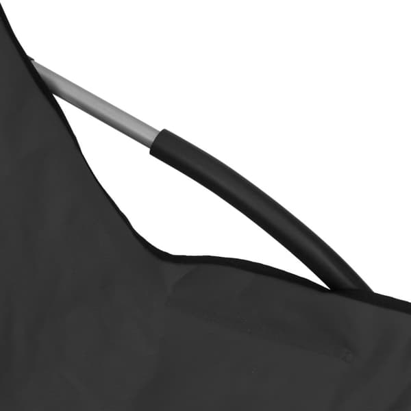 The Living Store foldbare strandstole 2 stk. stof sort - Havestole