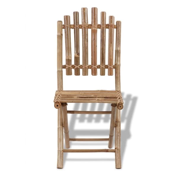 The Living Store foldbare havestole bambus 4 stk. - Havestole