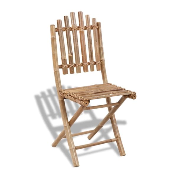 The Living Store foldbare havestole bambus 4 stk. - Havestole
