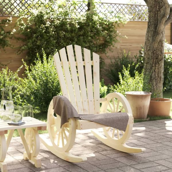 The Living Store Gungstol adirondack massivt granträ - Utestolar