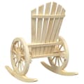 Miniatyrbild 7 av 10: The Living Store Gungstol adirondack massivt granträ -  Utestolar