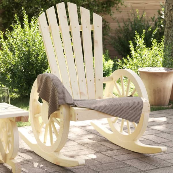 The Living Store Gungstol adirondack massivt granträ - Utestolar