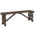Miniatyrbillede 7 af 10: The Living Store havebænk 115 cm massivt fyrretræ -  Havestole