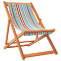 Miniatyrbillede 4 af 10: The Living Store foldbare strandstole 2 stk. stof flerfarvet -  Havestole