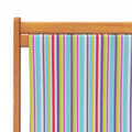 Miniatyrbillede 9 af 10: The Living Store foldbare strandstole 2 stk. stof flerfarvet -  Havestole