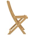 Miniatyrbillede 7 af 11: The Living Store foldbare havestole 4 stk. 57x49x90 cm massivt akacietræ -  Havestole
