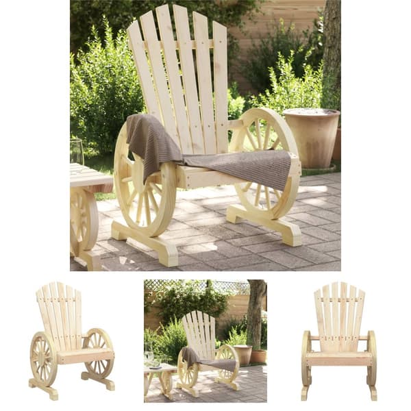 The Living Store Adirondack-havestol massivt grantræ -  Havestole