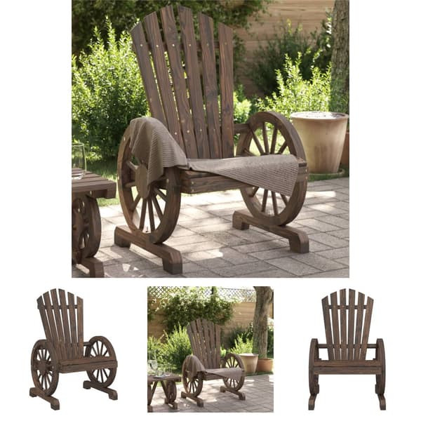 The Living Store Adirondack-havestol massivt grantræ - Havestole