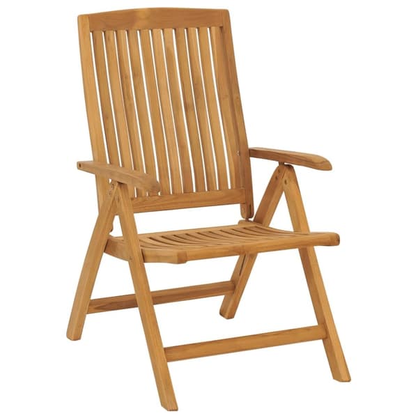 Utestolar - Living Justerbara trädgårdsstolar 2 st massiv teak