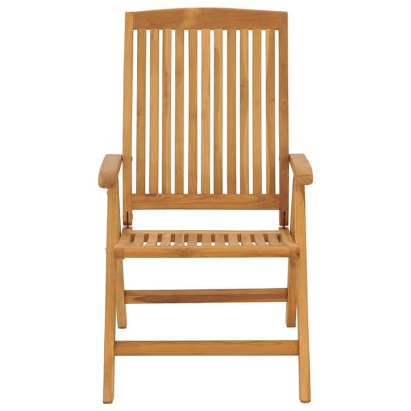 Utestolar - Living Justerbara trädgårdsstolar 2 st massiv teak