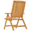 Miniatyrbild 7 av 10: Utestolar - Living Justerbara trädgårdsstolar 2 st massiv teak