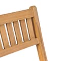 Miniatyrbild 9 av 11: Utestolar - Living Hopfällbara barstolar 2 st massiv teak