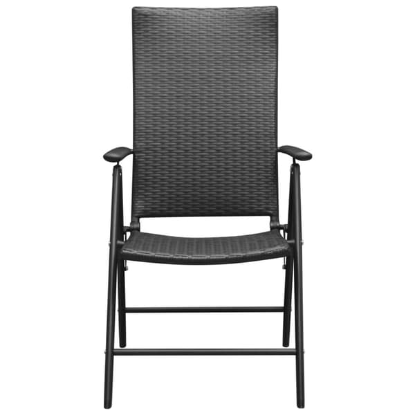 Havestole - Living havestole 4 stk. polyrattan sort
