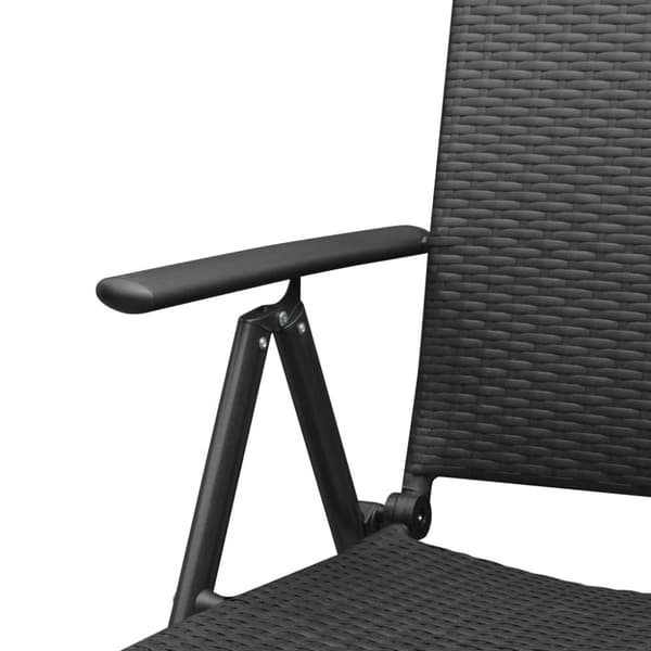 Havestole - Living havestole 4 stk. polyrattan sort
