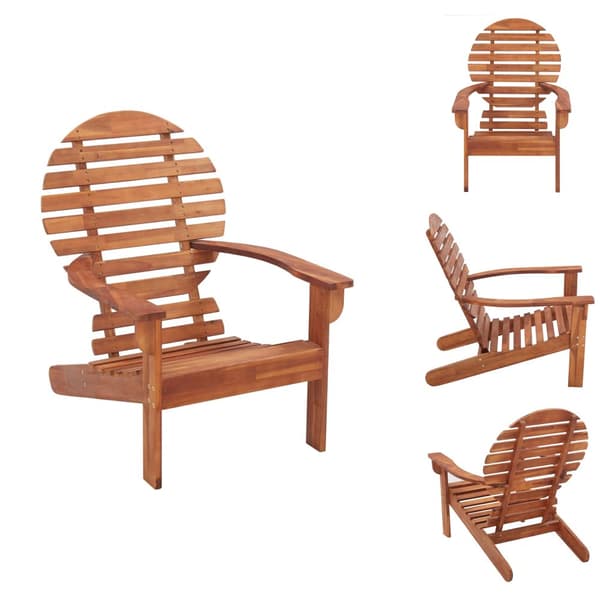 Utestolar - Living Adirondackstol massivt akaciaträ