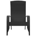 Miniatyrbillede 4 af 8: Havestole - Living Adirondack-havestol polyrattan sort