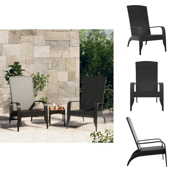 Havestole - Living Adirondack-havestol polyrattan sort