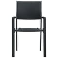 Miniatyrbillede 4 af 10: Havestole - Living havestole 2 stk. plastik rattanlook sort