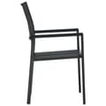 Miniatyrbillede 5 af 10: Havestole - Living havestole 2 stk. plastik rattanlook sort