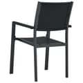 Miniatyrbillede 6 af 10: Havestole - Living havestole 2 stk. plastik rattanlook sort