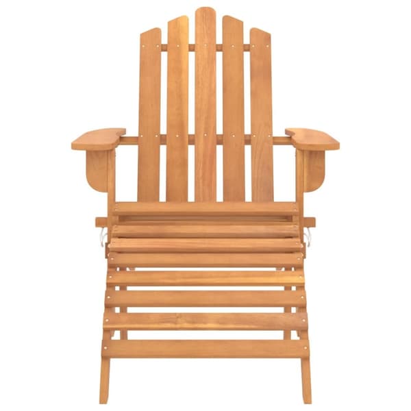 Havestole - Living Adirondack-havestol med fodstøtte massivt akacietræ