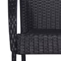 Miniatyrbillede 5 af 6: Havestole - Living havestole 4 stk. stabelbare polyrattan sort
