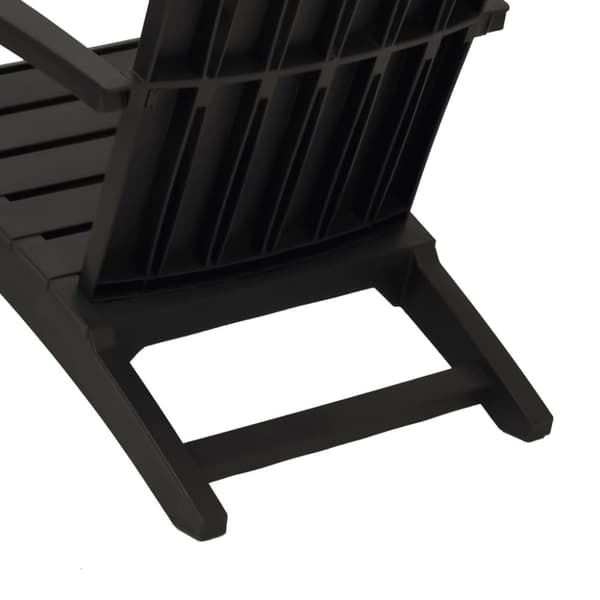 Puutarhatuolit - Living Adirondack puutarhatuoli musta polypropeeni