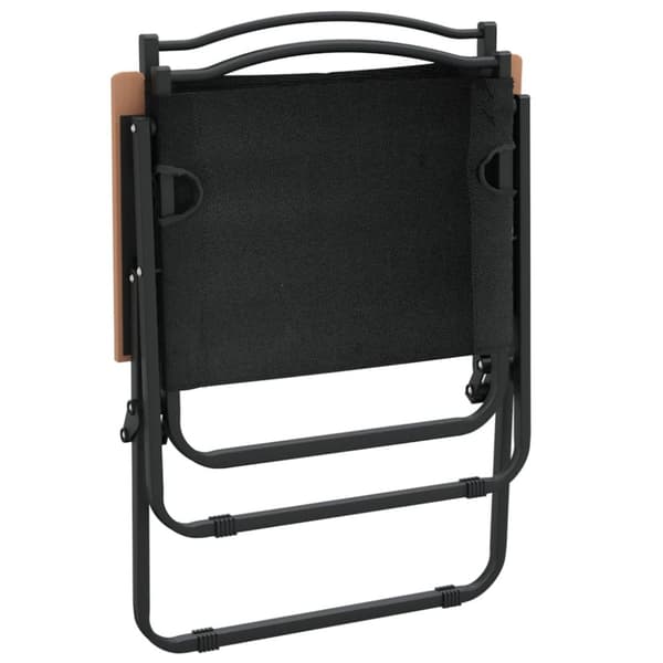 Havestole - Living campingstole 2 stk. 54x55x78 cm oxfordstof sort