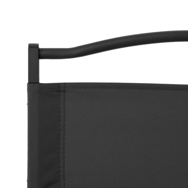 Havestole - Living campingstole 2 stk. 54x55x78 cm oxfordstof sort