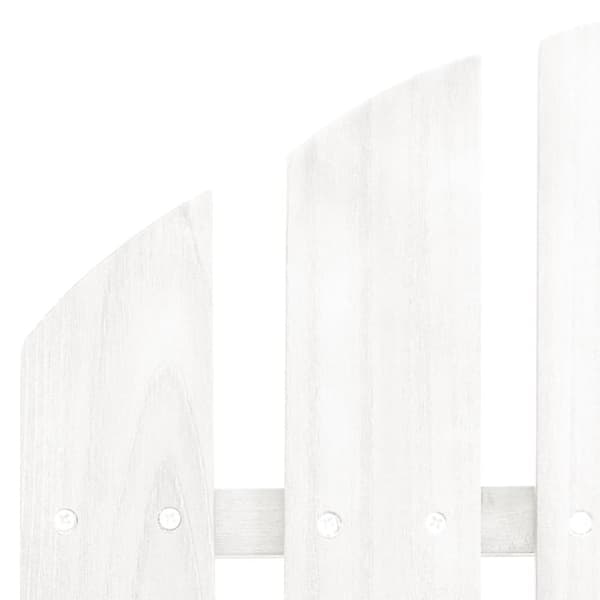 Havestole - Living 2-personers Adirondack-havestol med fodstøtte grantræ hvid