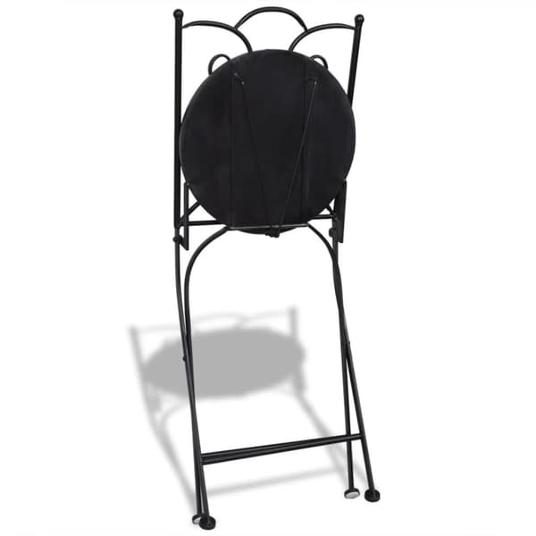 Utestolar - Living Hopfällbara caféstolar 2 st keramik terrakotta och vit