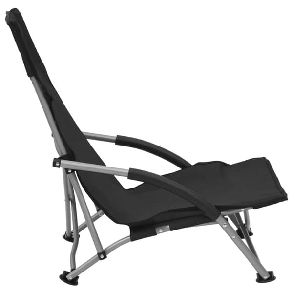 Havestole - Living foldbare strandstole 2 stk. stof sort