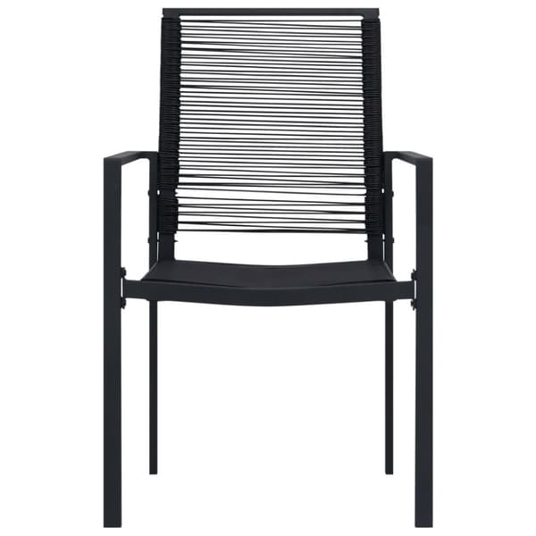 Havestole - Living havelamper 4 stk. PVC-rattan sort