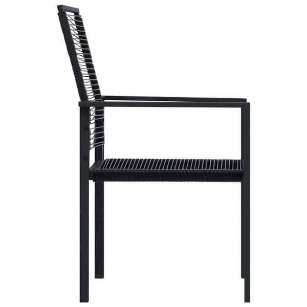 Havestole - Living havelamper 4 stk. PVC-rattan sort