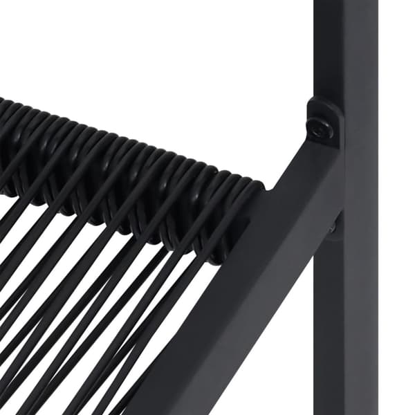 Havestole - Living havelamper 4 stk. PVC-rattan sort