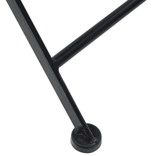 vidaXL bistrostole 2 stk. foldbar keramik sort og hvid