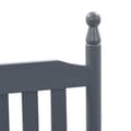 Miniatyrbild 6 av 9: Utestolar - Living Gungstol med välvd sits grå poppel